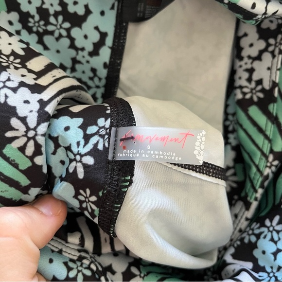 Free People Movement Your Corner Lose Control Printed Bra and Leggings Set Small - Picture 14 of 14